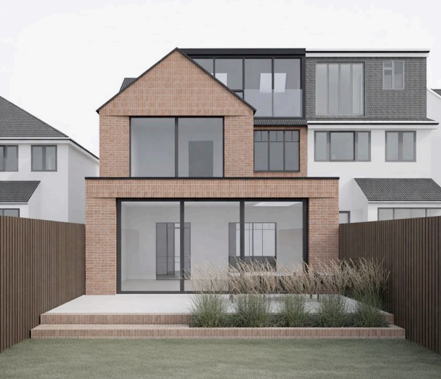 Modern architecture exterior