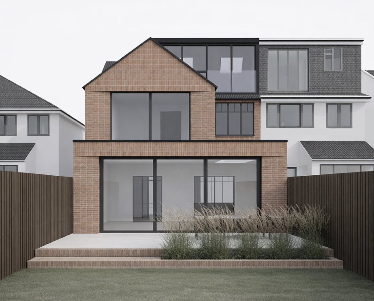 Render of a wrap-around extension project by MKPDesign in Dulwich